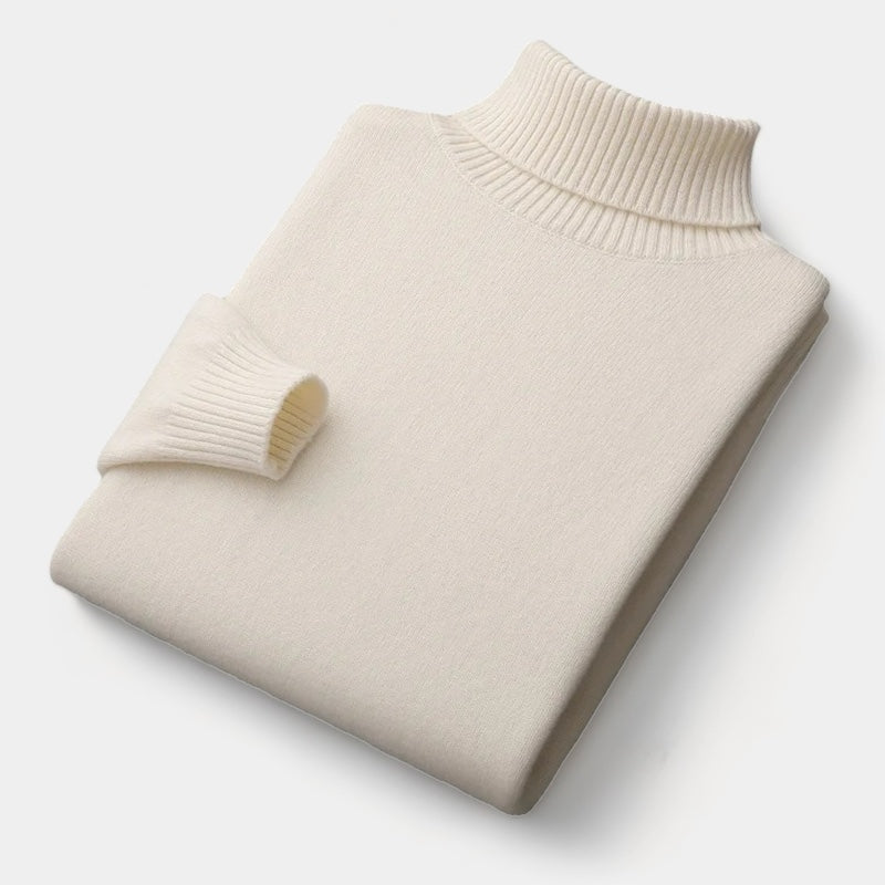 Crown Gentleman™ | Merino Wool Turtleneck Sweater