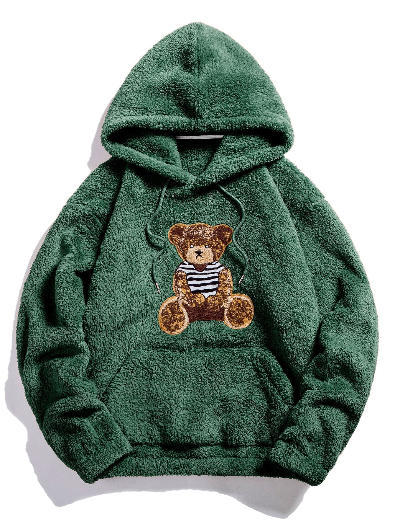 Crown Gentleman™ | Bear Embroidered Teddy Hoodie