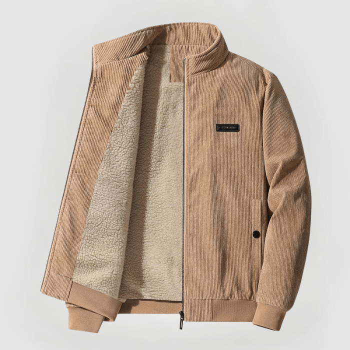 Crown Gentleman™ | UDO Fleece-Lined Cord Jacket