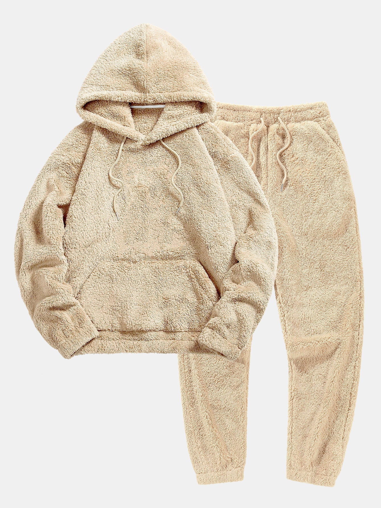 Crown Gentleman™ | Basic Teddy Hoodie & Jogger Pants