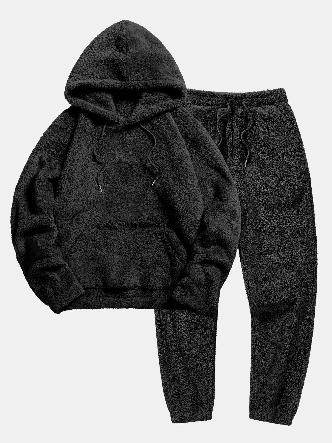 Crown Gentleman™ | Basic Teddy Hoodie & Jogger Pants