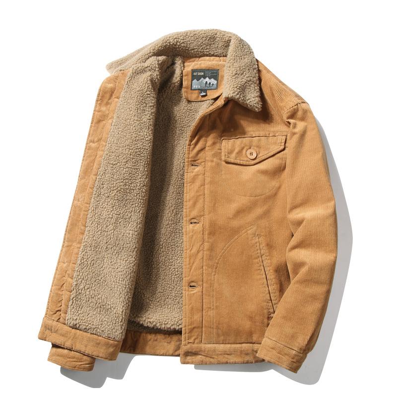 Crown Gentleman™ | Vintage Fleece Corduroy Western Jacket