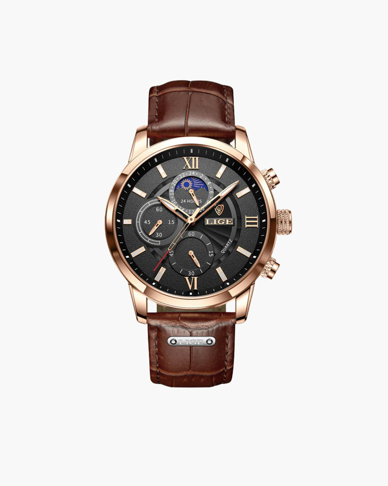 Crown Gentleman™ | Lugano Classic Watch (Waterproof)