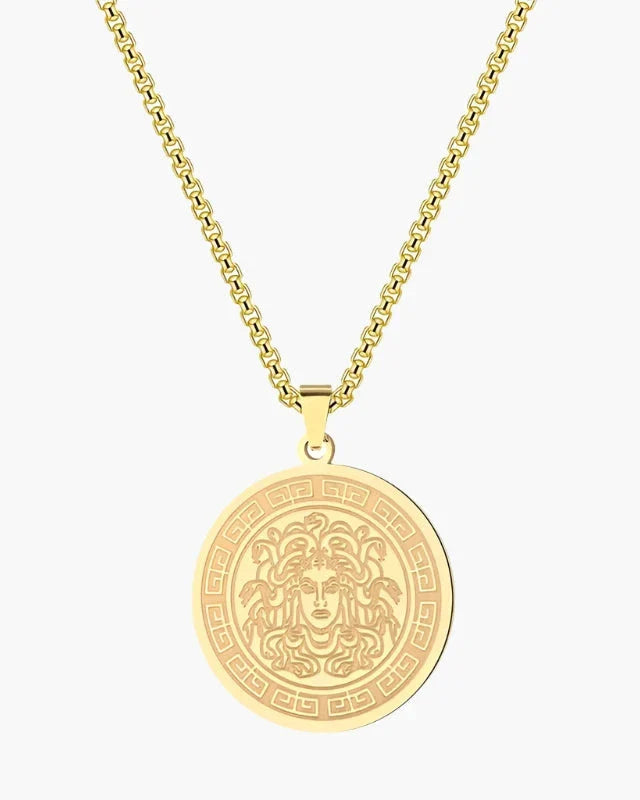 Crown Gentleman™ | Medusa Long Chain (Gold & Silver)