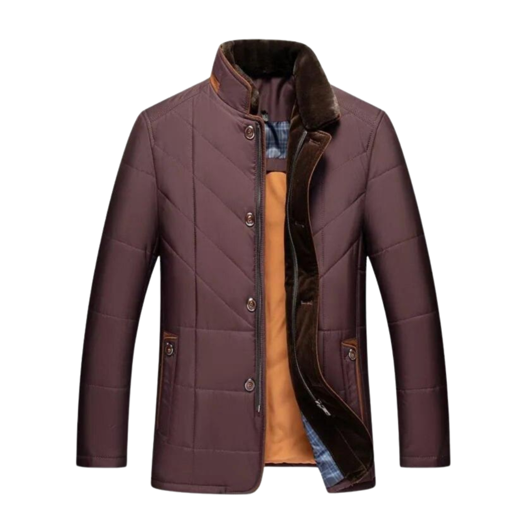 Crown Gentleman™ | Solomon Men's Stand Collar Winter Jacket