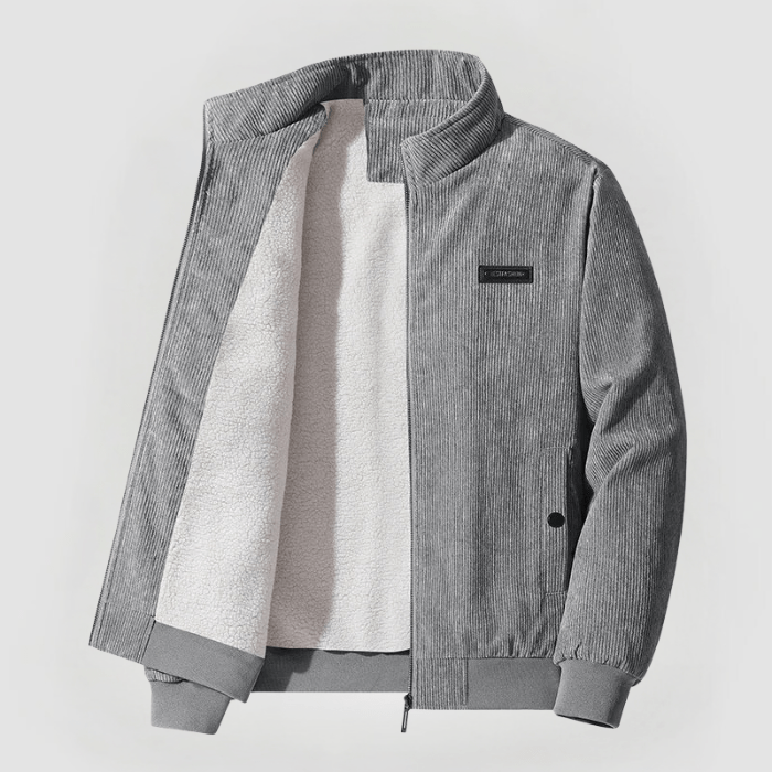 Crown Gentleman™ | UDO Fleece-Lined Cord Jacket