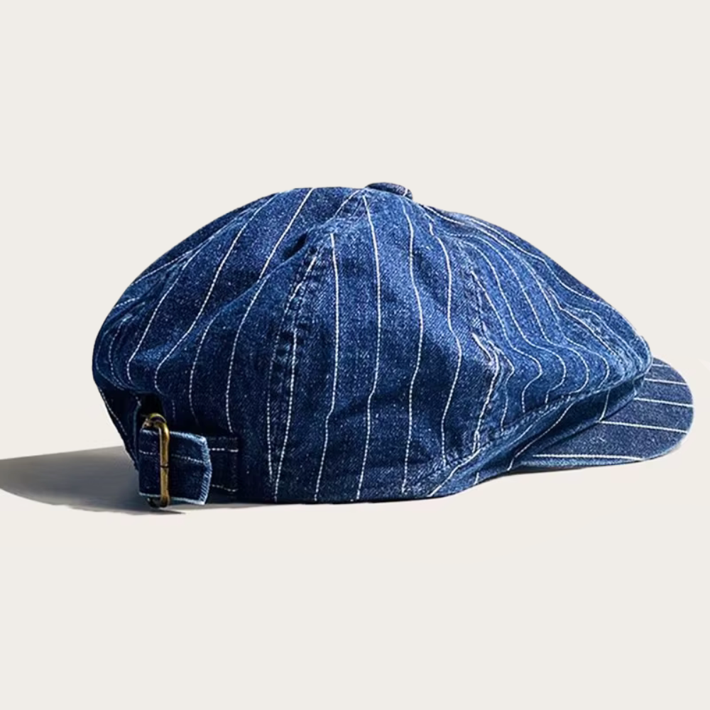 Crown Gentleman™ | Pinstripe Newsboy Cap