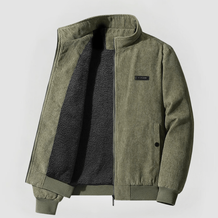 Crown Gentleman™ | UDO Fleece-Lined Cord Jacket