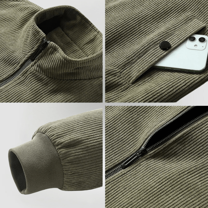 Crown Gentleman™ | UDO Fleece-Lined Cord Jacket