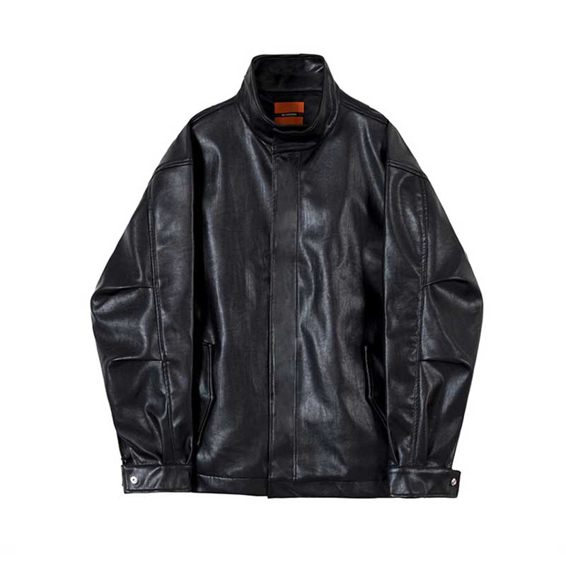 Crown Gentleman™ | Vintage Inspired Thick Motorcycle PU Leather Jacket