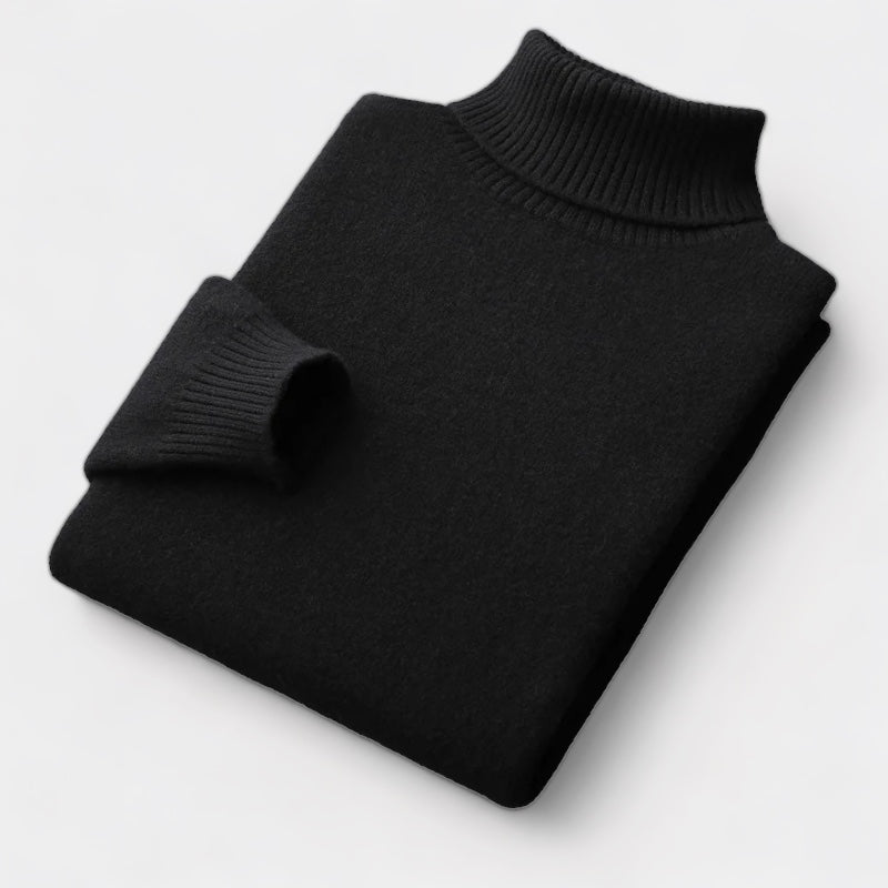 Crown Gentleman™ | Merino Wool Turtleneck Sweater