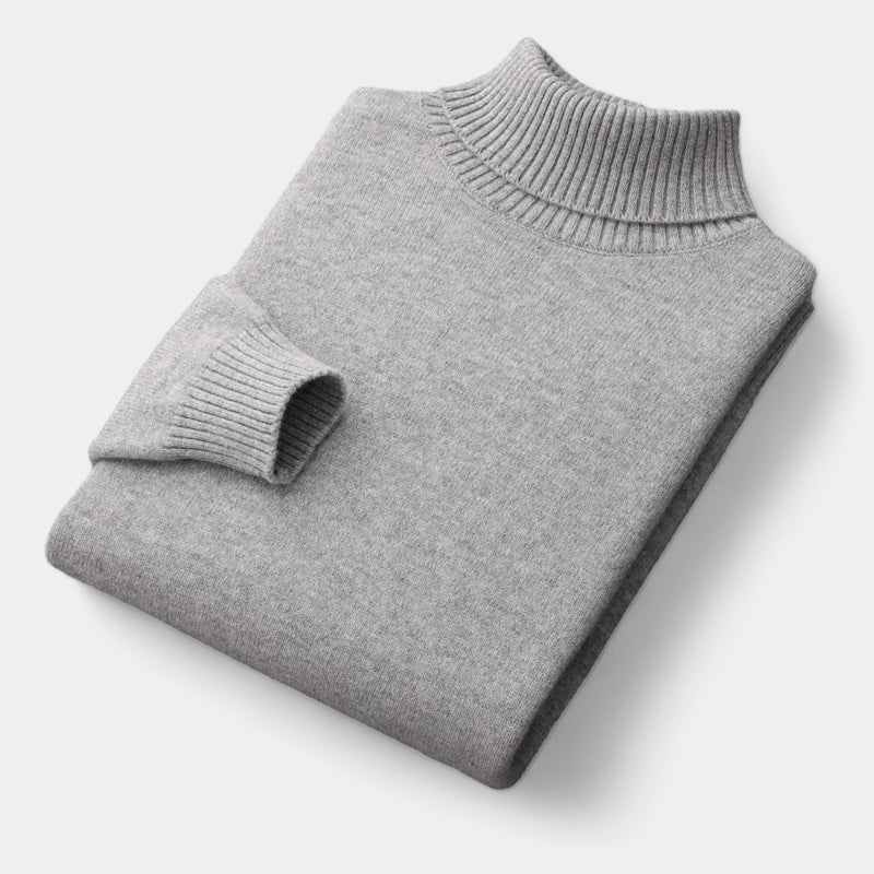 Crown Gentleman™ | Merino Wool Turtleneck Sweater