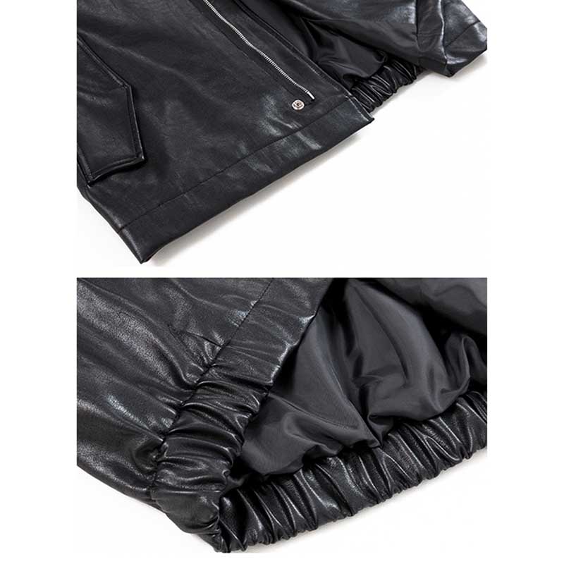 Crown Gentleman™ | Vintage Inspired Thick Motorcycle PU Leather Jacket