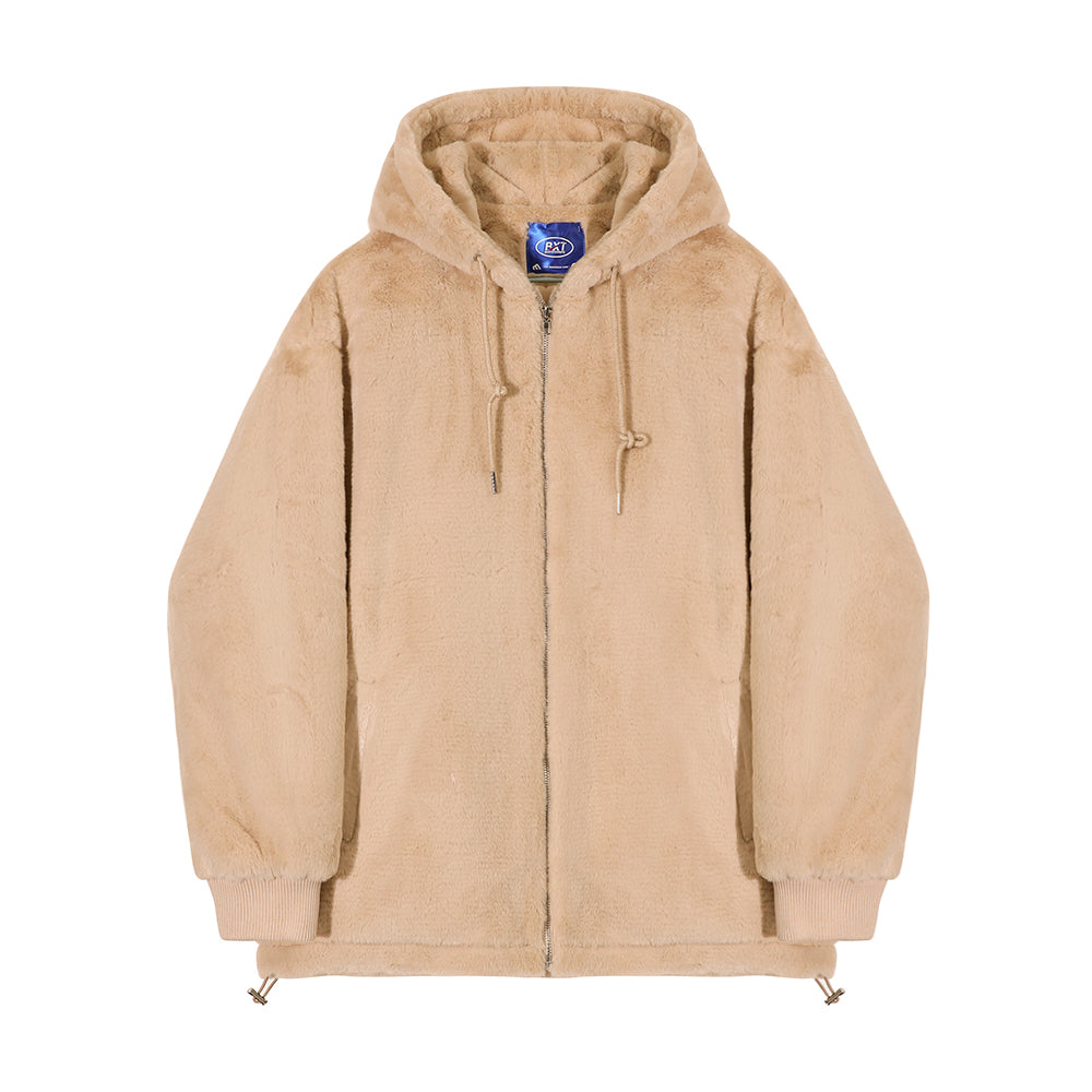 Crown Gentleman™ | Casual Plush Padded Hooded Jacket