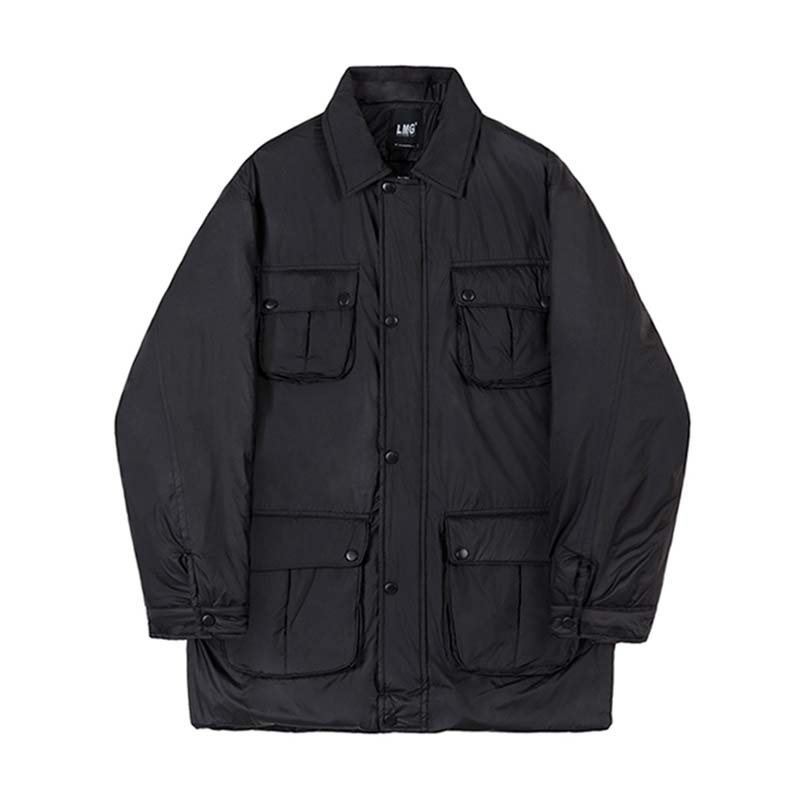 Crown Gentleman™ | Winter Multi-Pocket Belted Coat