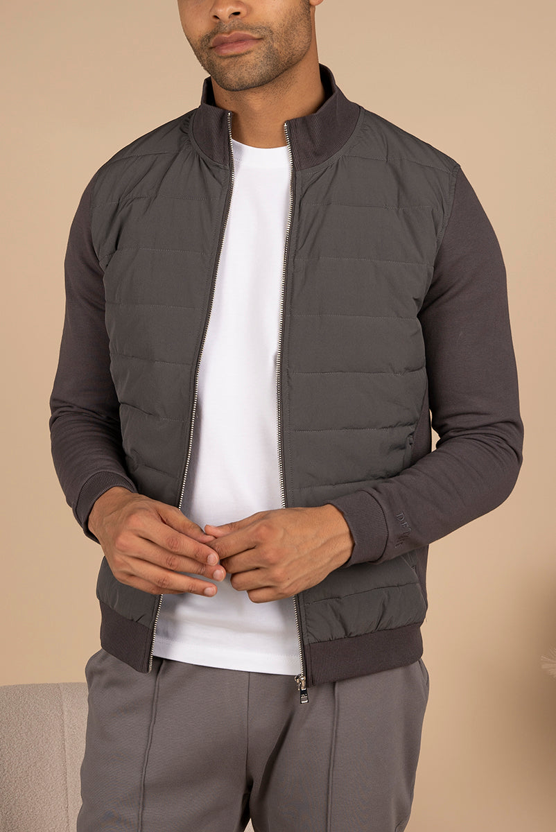 Crown Gentleman™ | Hybrid Technical Jacket - Charcoal