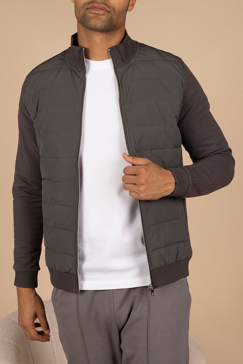 Crown Gentleman™ | Hybrid Technical Jacket - Charcoal