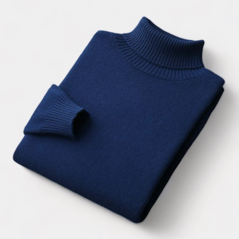 Crown Gentleman™ | Merino Wool Turtleneck Sweater