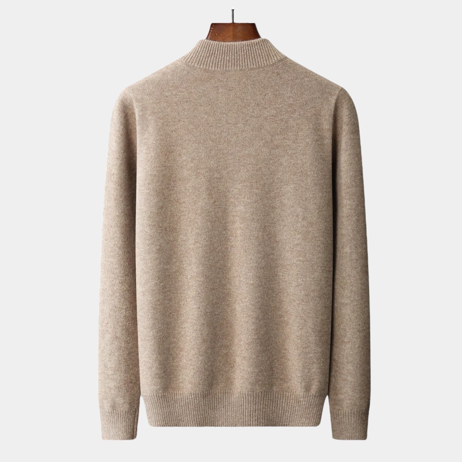 Crown Gentleman™ | Merino Wool Quarter-Zip Sweater