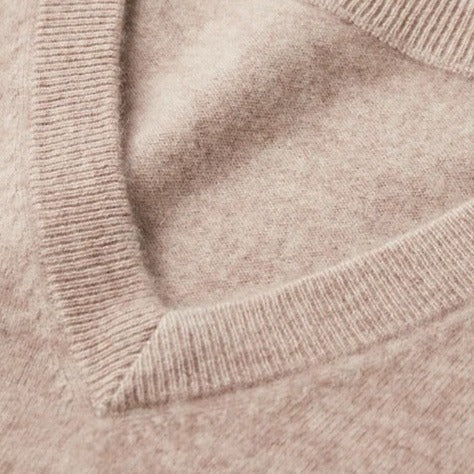 Crown Gentleman™ | Merino Wool V-Neck Sweater