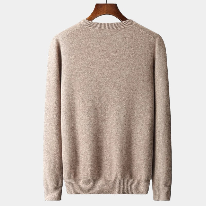 Crown Gentleman™ | Merino Wool V-Neck Sweater