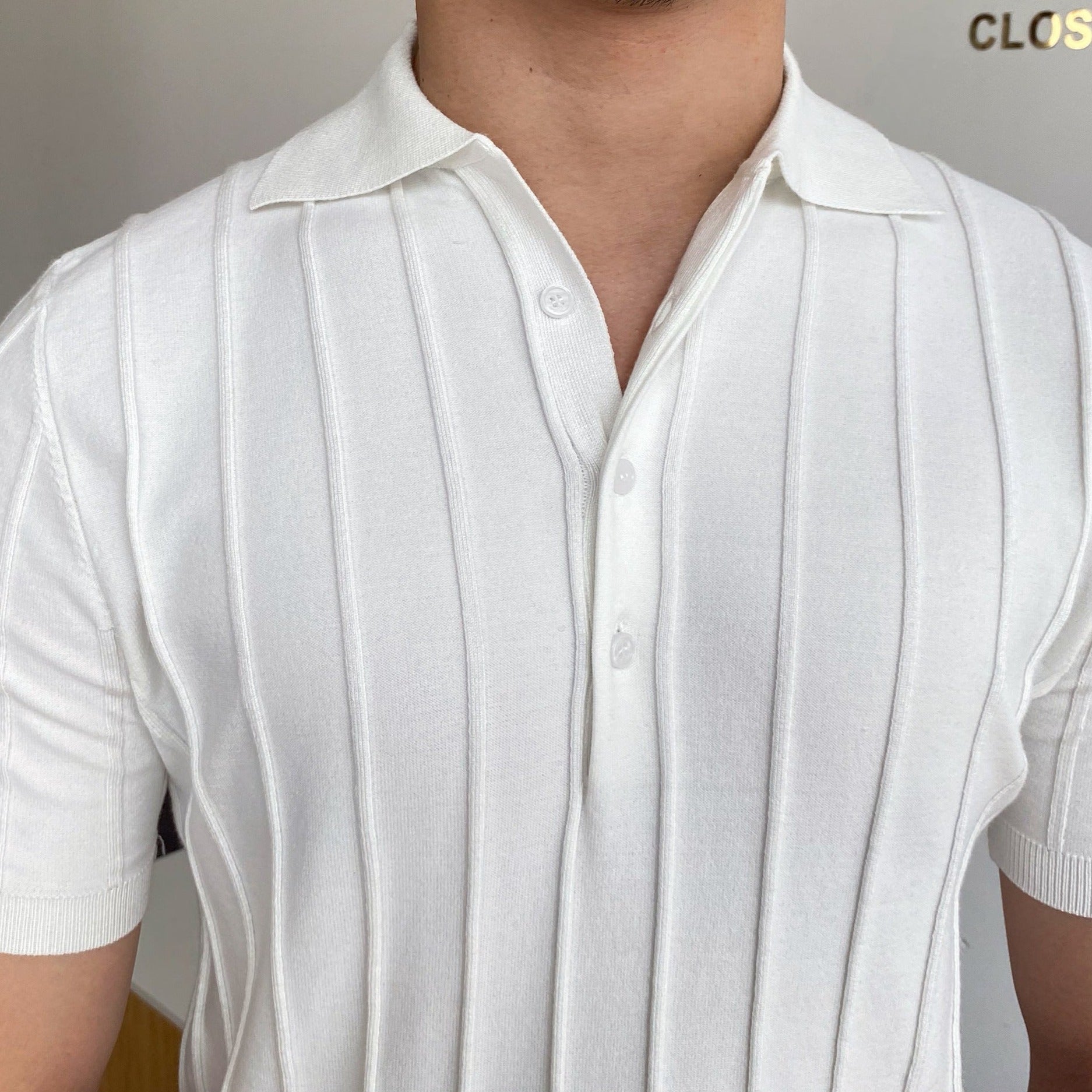 Crown Gentleman™ | Old Money Striped Polo Shirt