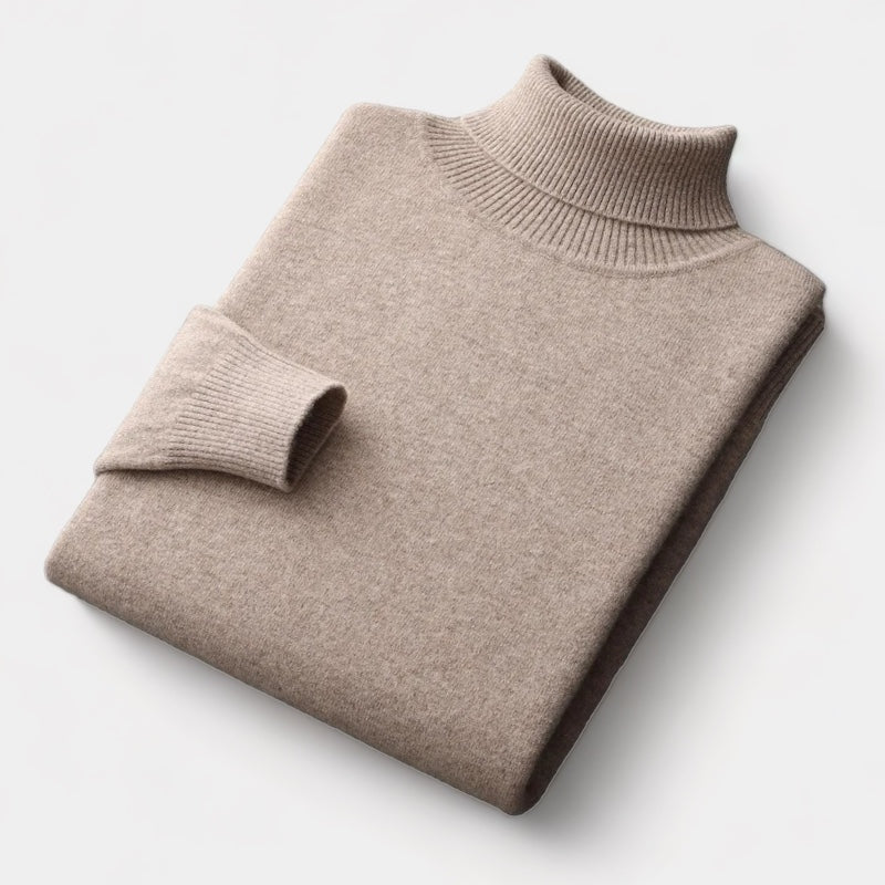 Crown Gentleman™ | Merino Wool Turtleneck Sweater