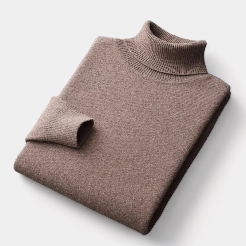 Crown Gentleman™ | Merino Wool Turtleneck Sweater