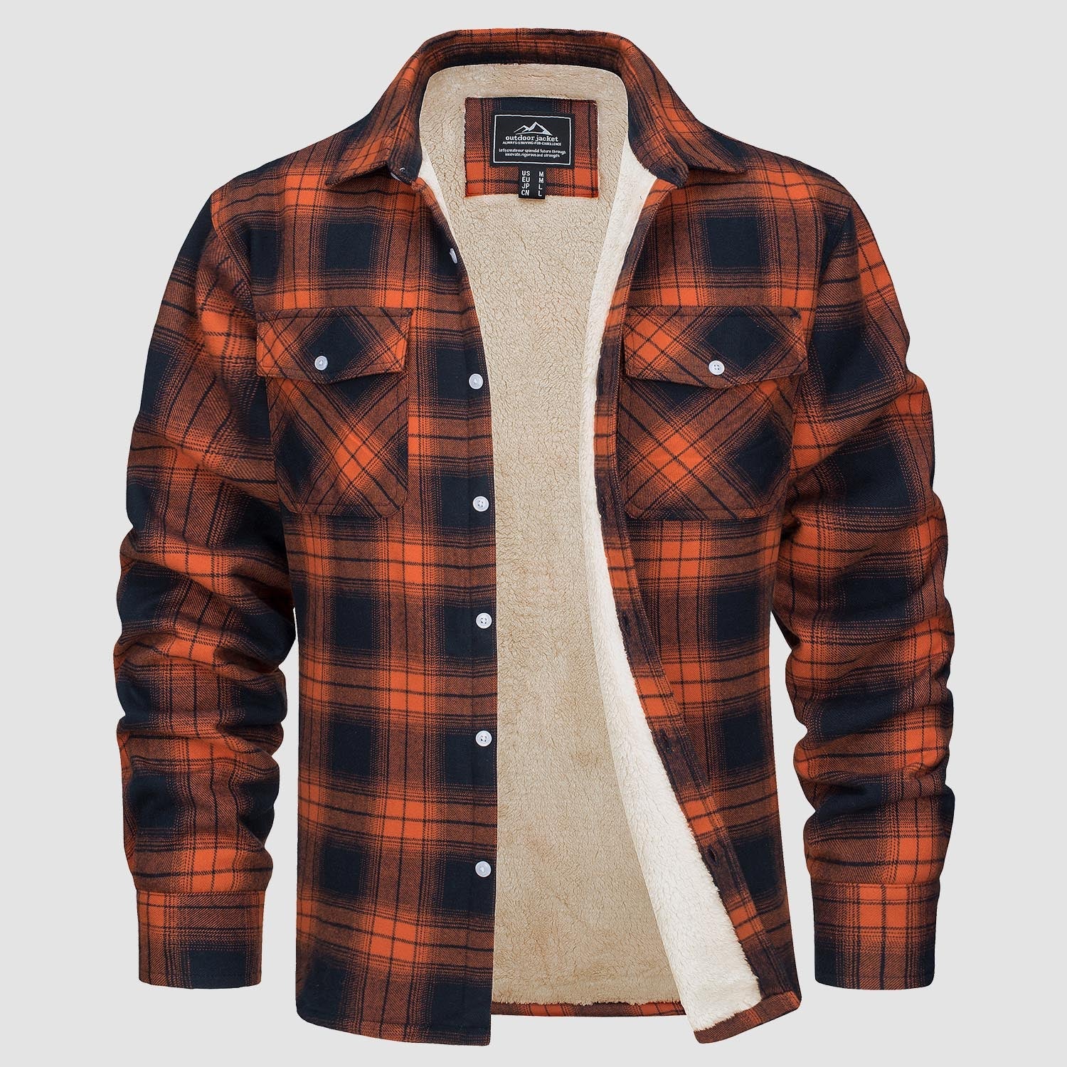 Crown Gentleman™ | Heritage Flannel Shirt Jacket