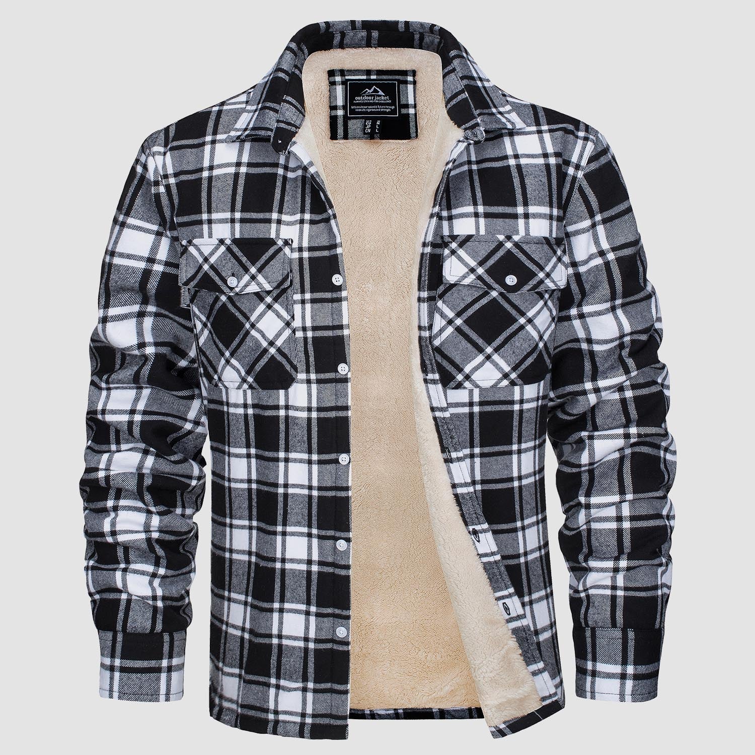 Crown Gentleman™ | Heritage Flannel Shirt Jacket