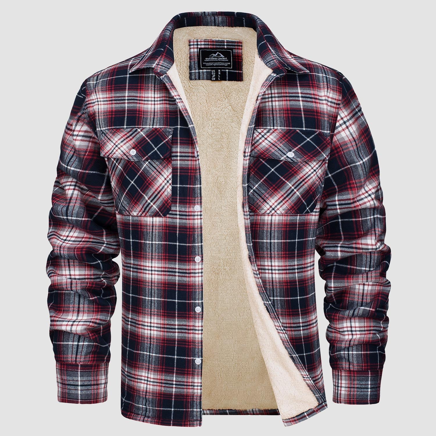 Crown Gentleman™ | Heritage Flannel Shirt Jacket