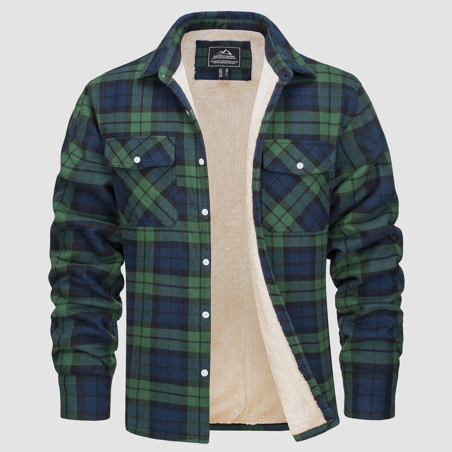 Crown Gentleman™ | Heritage Flannel Shirt Jacket