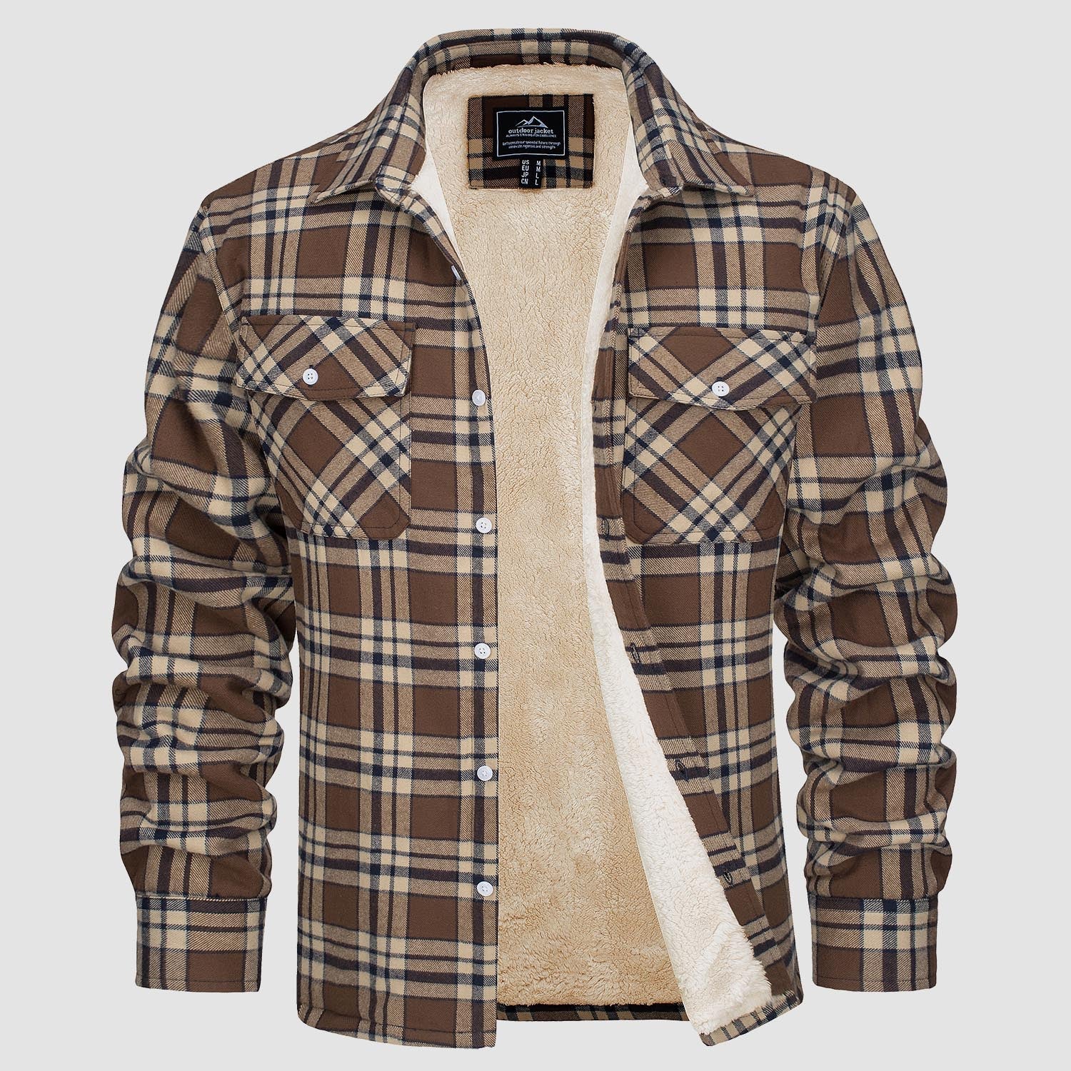 Crown Gentleman™ | Heritage Flannel Shirt Jacket