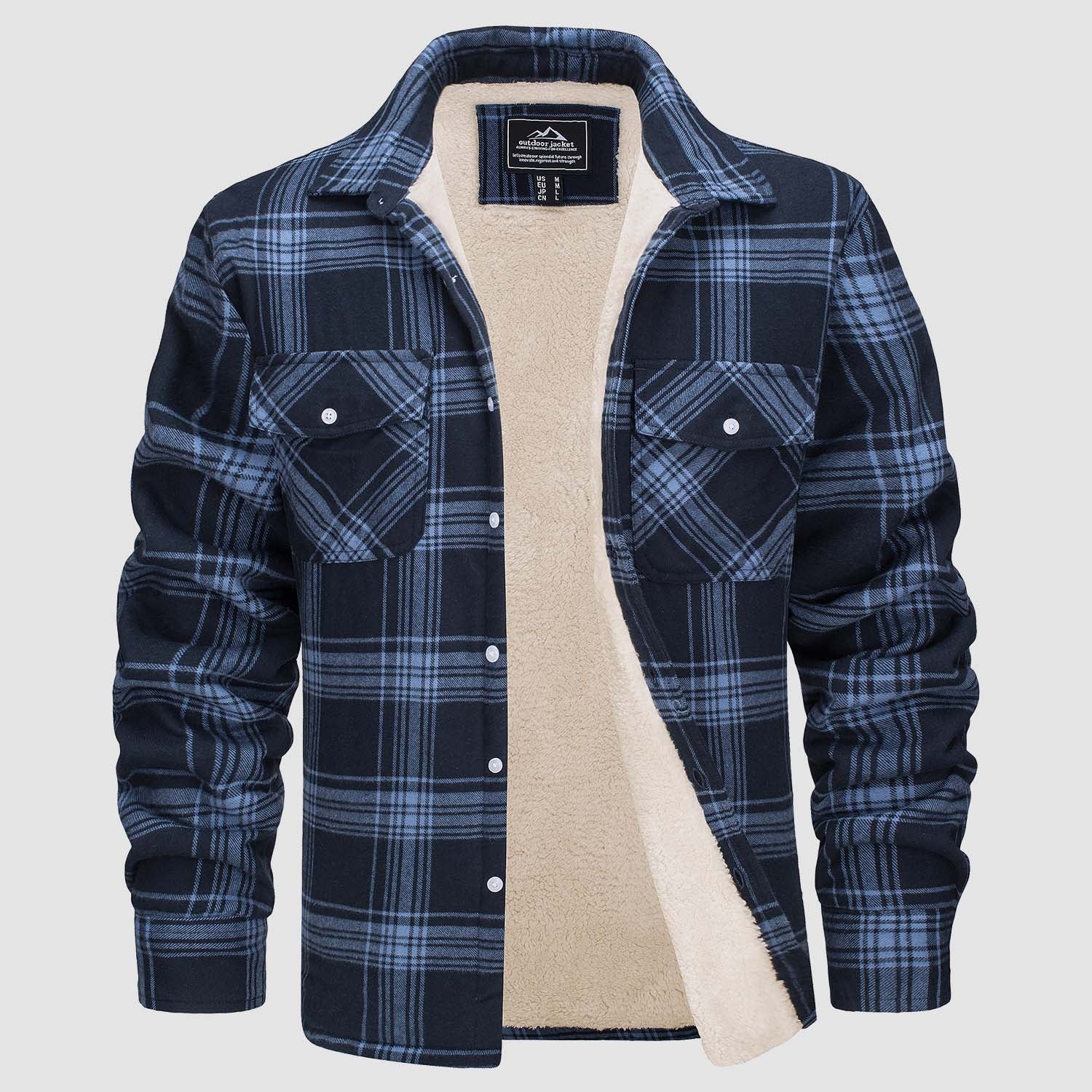 Crown Gentleman™ | Heritage Flannel Shirt Jacket