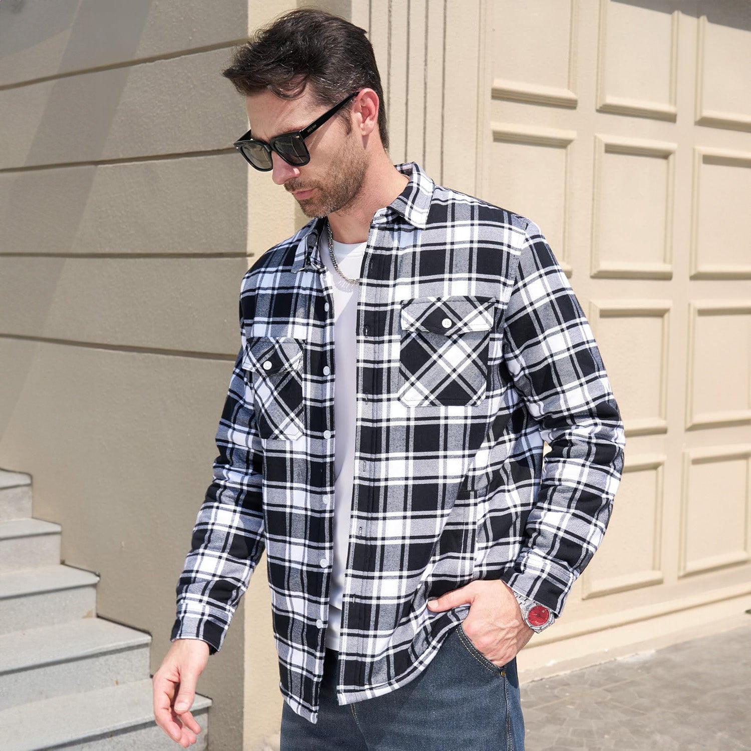 Crown Gentleman™ | Heritage Flannel Shirt Jacket