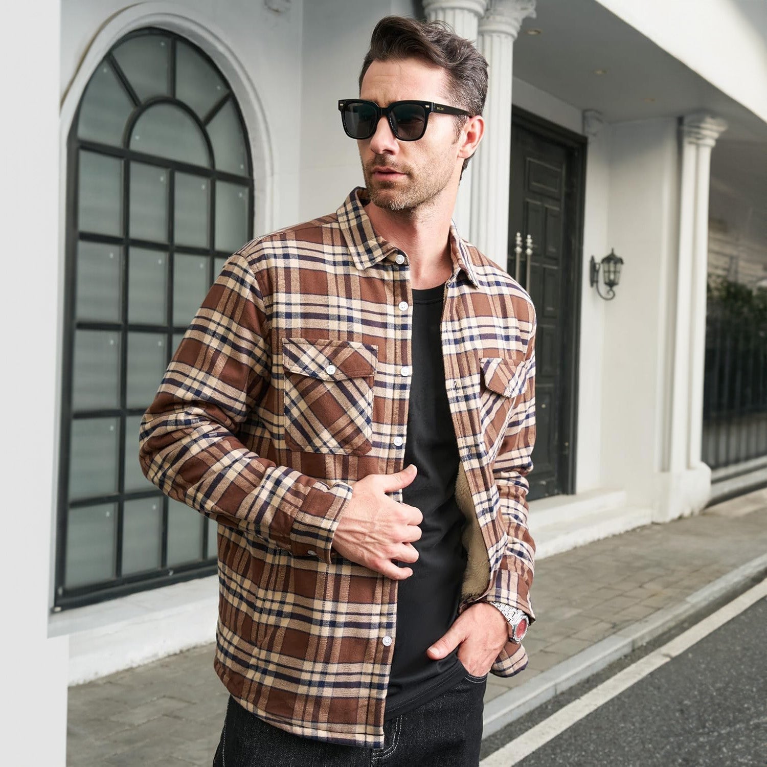 Crown Gentleman™ | Heritage Flannel Shirt Jacket